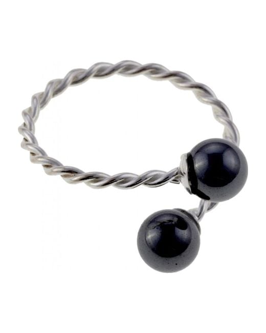 Cristian Lay Black 5477530 Ladies Ring Sterling