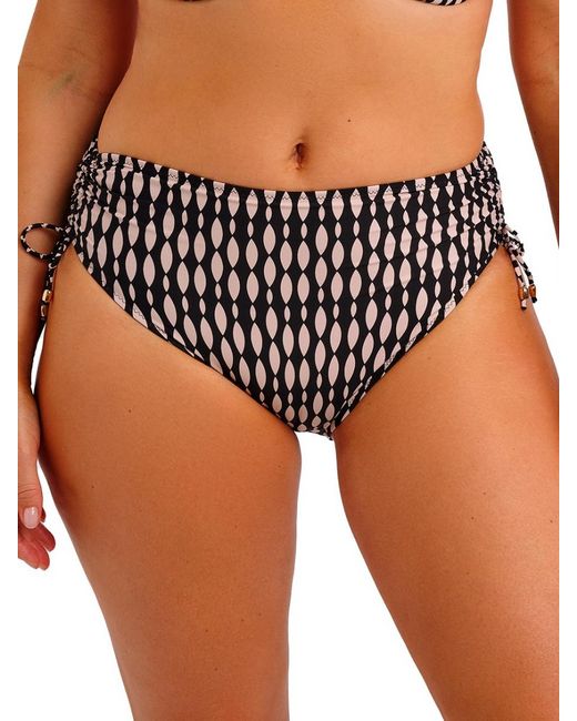 Fantasie Black Shell Bay High Waist Bikini Brief