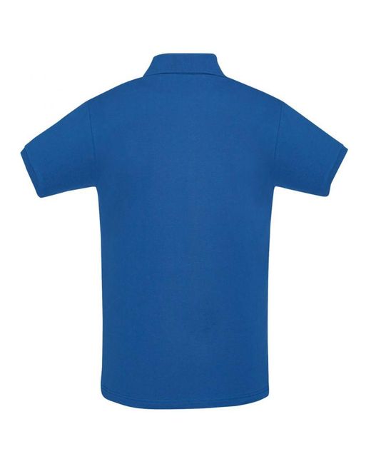 Sol's Blue Perfect Pique Short Sleeve Polo Shirt (Royal) Cotton for men