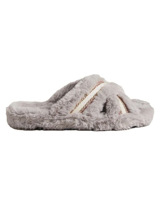 Ted Baker Gray Topply Slippers