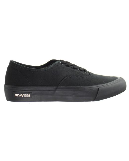 Seavees Black Legend Sneaker Standard Poplin Shoes Canvas for men