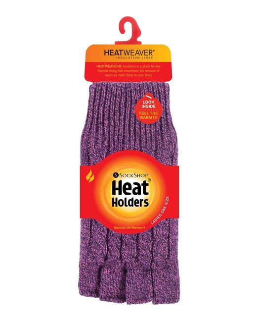 Heat Holders Purple Heat Holders Womens