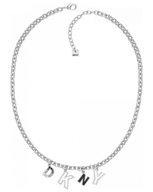 DKNY White 5520043 Ladies Necklace