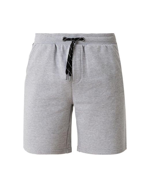 S.oliver Gray Cotton Jersey Sweat Shorts for men