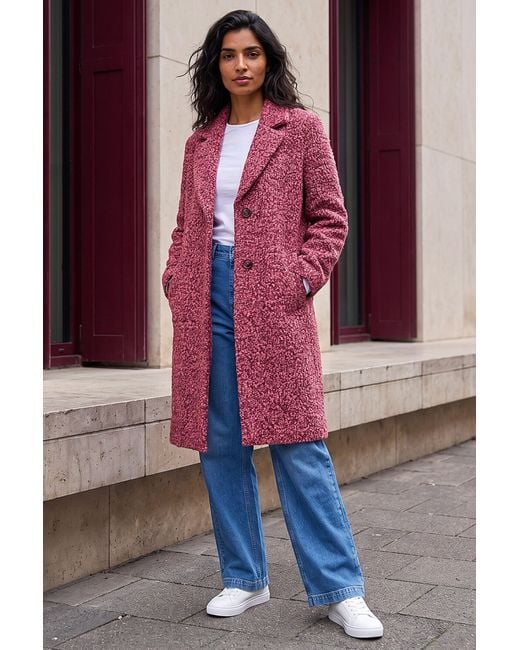 Roman Pink Teddy Smart Coat
