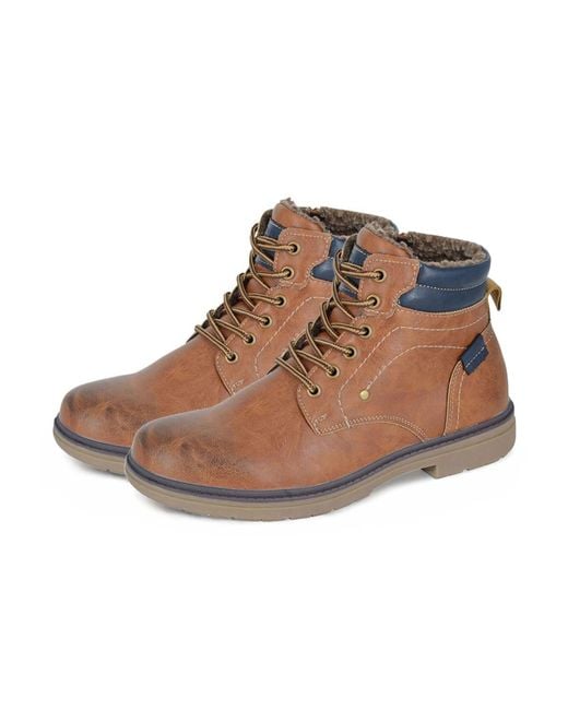 Route 21 Brown R21 Original Outbacker Thermal Boots for men
