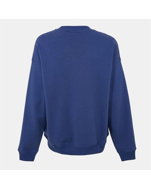 Off-White c/o Virgil Abloh Blue Skate Contemporary Fit Crew Sweatshirt for men