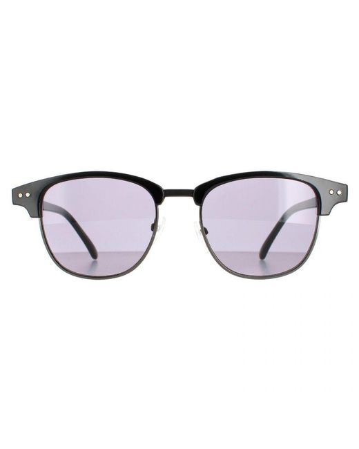 Calvin Klein Brown Square Shiny Solid Smoke Ck20314S for men
