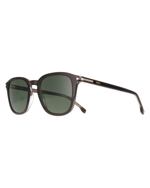 Boss Green Round Transparent Dark 1845/S for men