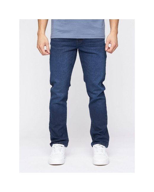 Crosshatch Blue Slim Fit Jeans for men