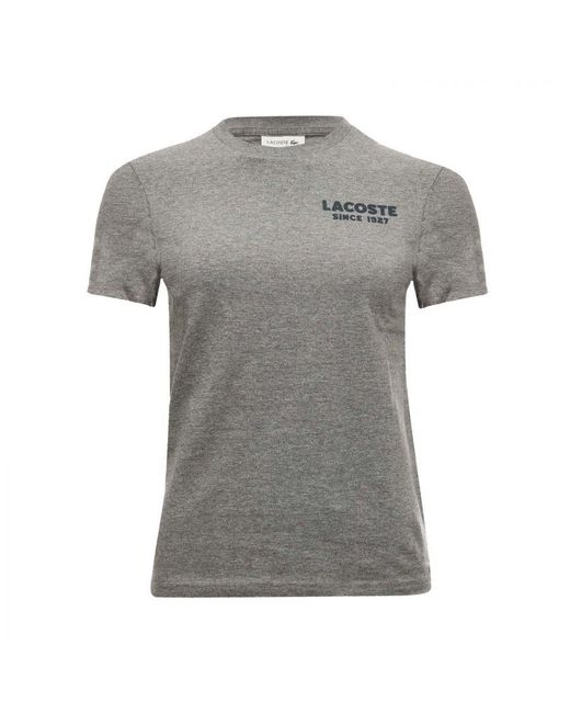 Lacoste Gray Womenss T-Shirt