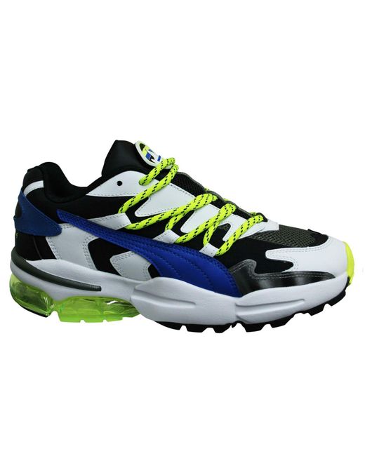 PUMA Green Cell Alien X Les Benjamins Leather Low Lace Up Trainers 370041 01 for men