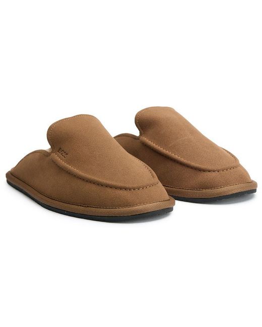 Boss Brown Home Mule Slippers for men
