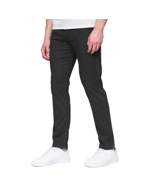 Henleys Black Visit Chinos for men