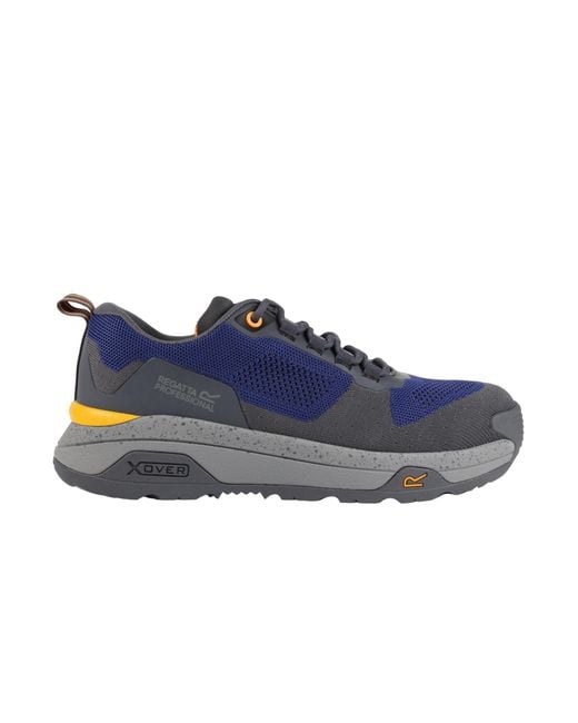 Regatta Blue Crossfort Safety Boots (Twilight/Gunmetal) for men