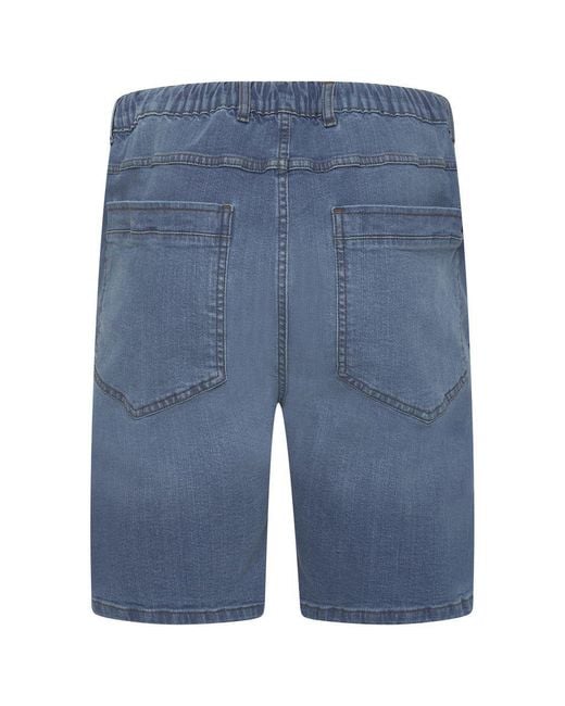 KAM Jeanswear Blue Kam Big & Tall Denim Shorts for men