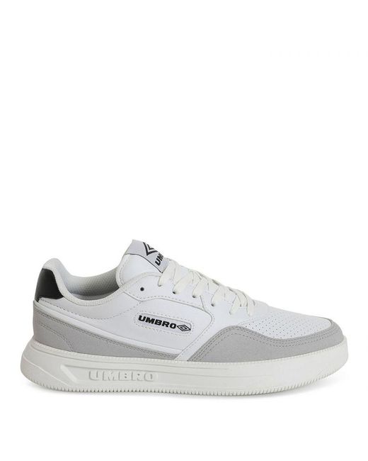 Umbro White Greco Sneakers Low Trainers for men
