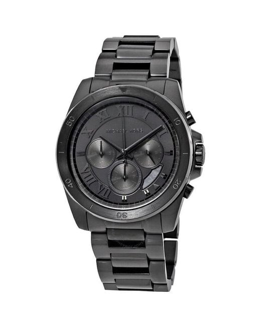 Michael Kors Black Lexington Mk8446 Chronograph Watch 44Mm Stainless Steel for men