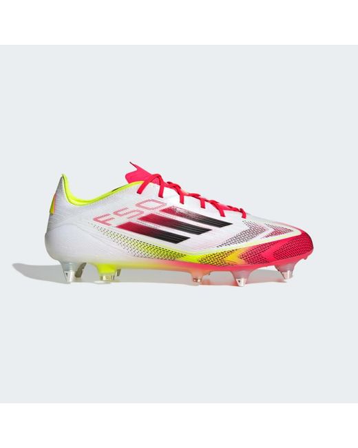 Adidas Originals White F50 Elite Soft Ground Boots