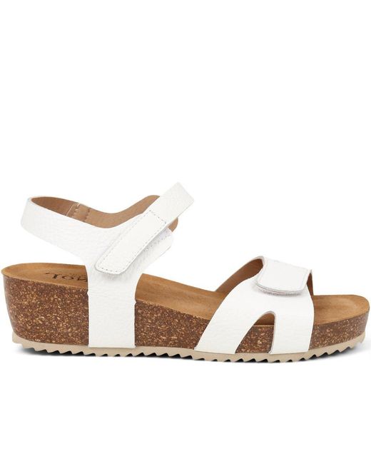 Jones Bootmaker Metallic Joanie Leather Sandals