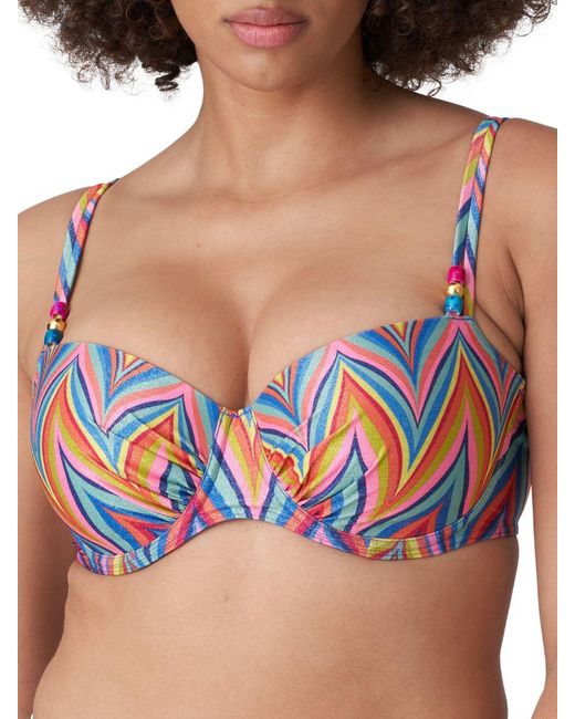 Primadonna Blue Kea Balcony Bikini Top