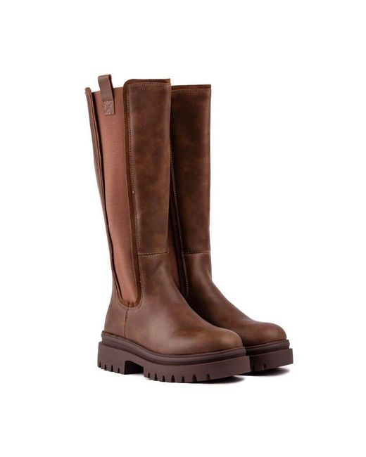 Rocket Dog Brown Drea Long Boot