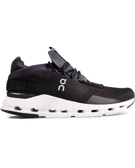 On Shoes Black On Cloud Nova Trainers for men