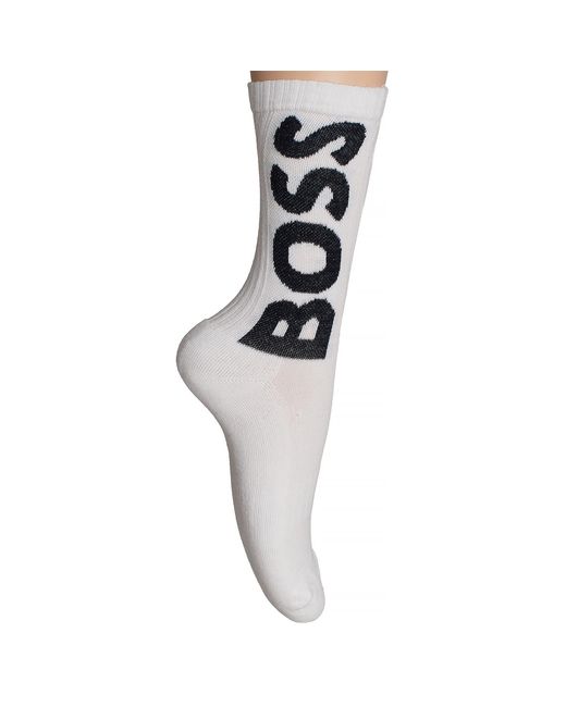 Boss White Pack Of 3 Quarter Socks 50524259 for men