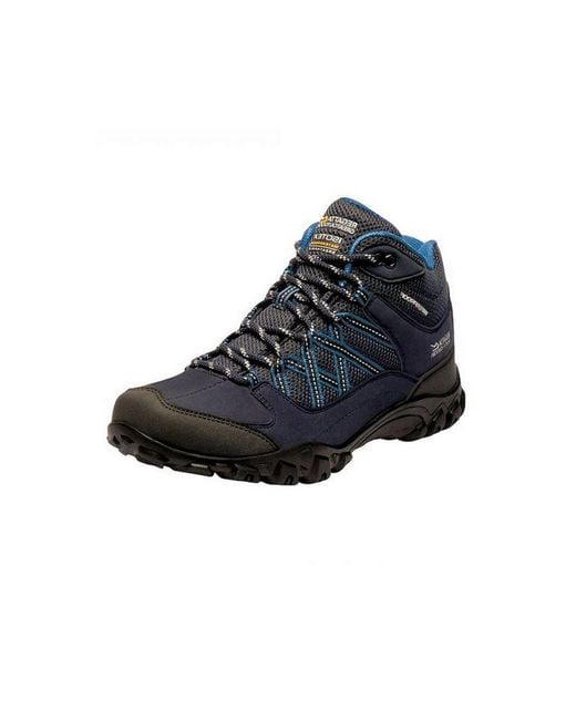 Regatta Blue Ladies Edgepoint Waterproof Walking Boots