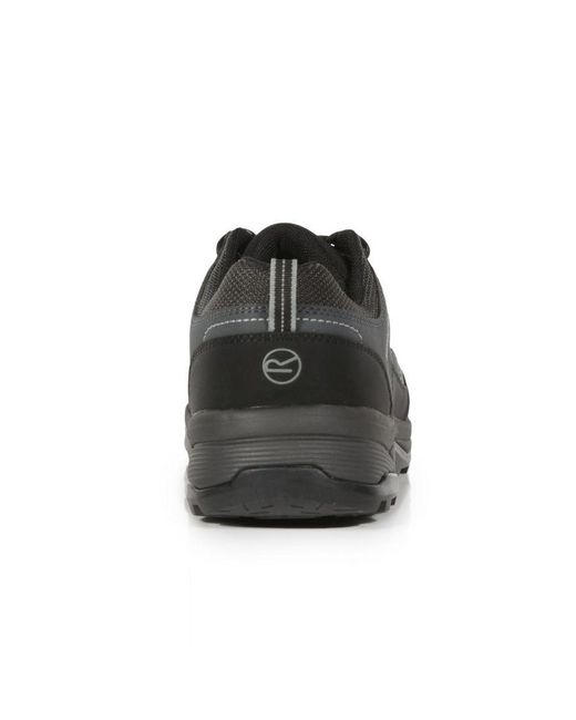 Regatta Black Clayton Safety Trainers /Briar) for men