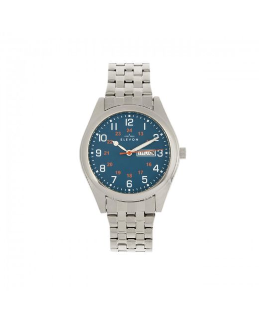 Elevon Watches Gann-Armbanduhr Mit Tag/Datum in Blue für Herren