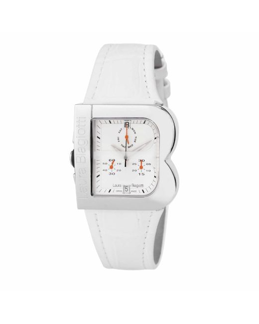 Laura Biagiotti White Ladies Watch Quartz Steel