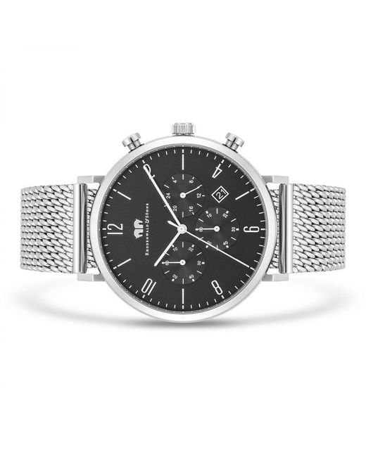 Rhodenwald & Söhne Metallic Stainless Steel Watch 42Mm for men