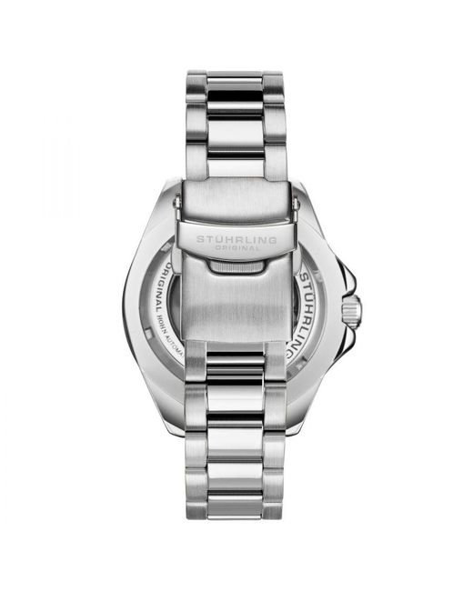 Stuhrling Gray Japanese Automatic Depthmaster 4048 42Mm Diver for men