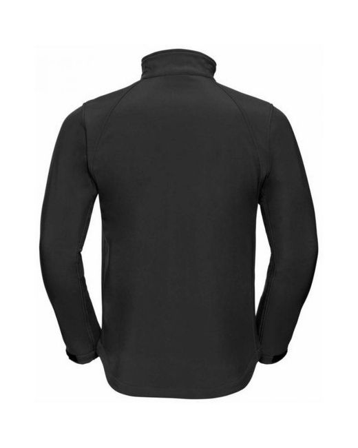 Russell Black Water Resistant & Windproof Softshell Jacket for men