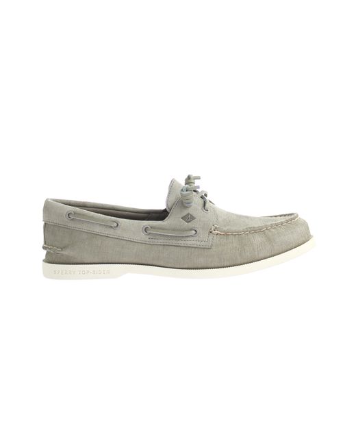 Sperry Top-Sider Black A/O 2-Eye Plushwave Boat Shoes Nubuck Leather