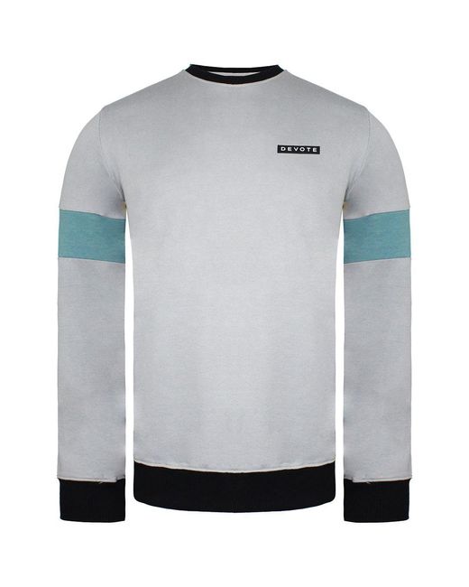 Devote London Gray Clayton /Teale Sweater for men
