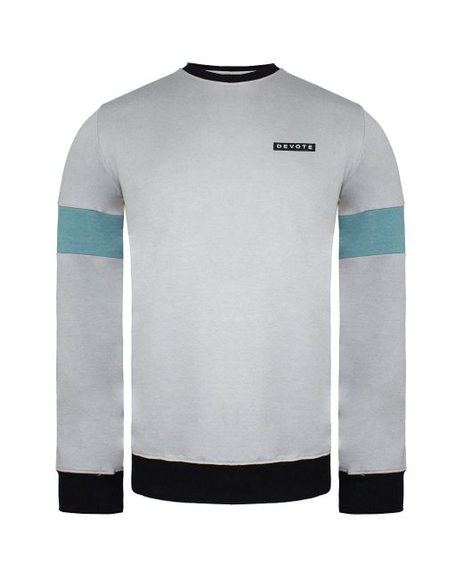 Devote London Gray Clayton /Teale Sweater for men