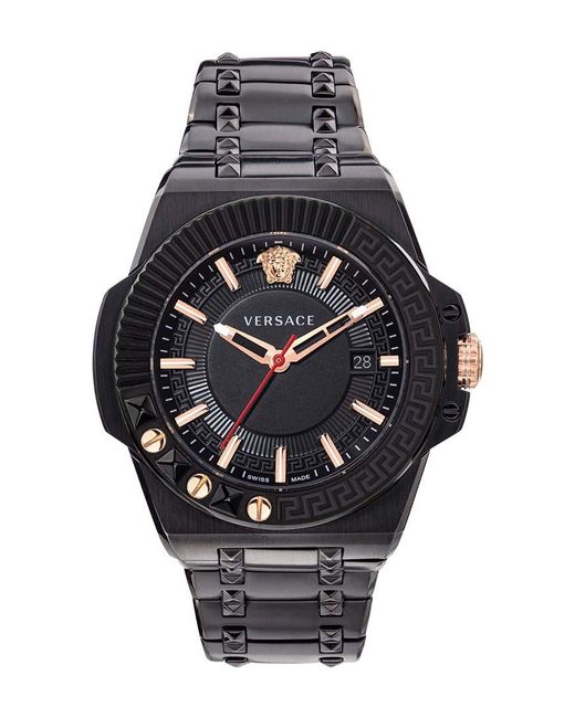 Versace Black Vedy00719 Chain Reaction Watch for men