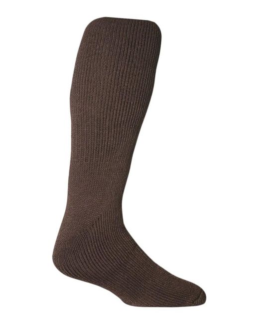Heat Holders Brown Extra Long Thick Thermal Knee High Socks 6-11 Uk for men