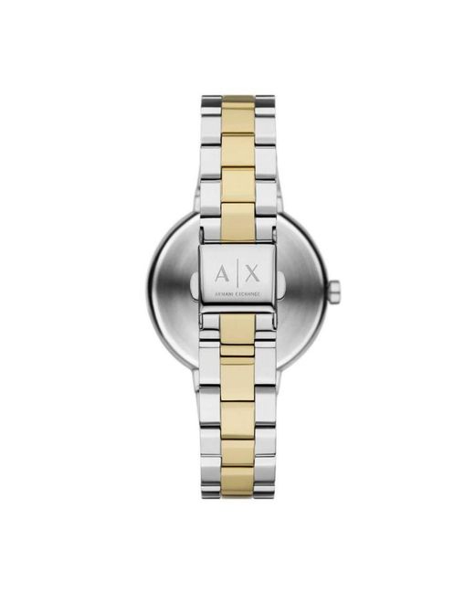ARMANI EXCHANGE Metallic Jackie Watch Ax5171 Stainless Steel (Archived)