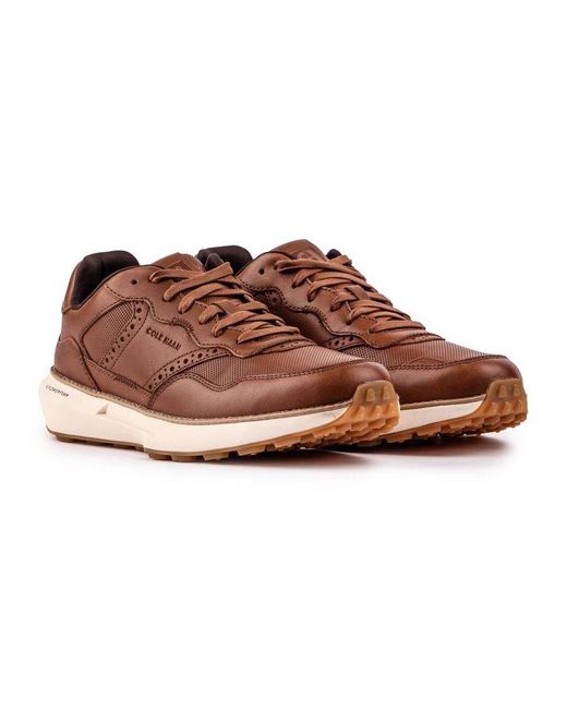 Cole Haan Brown Grandpro Ashland Shoes for men