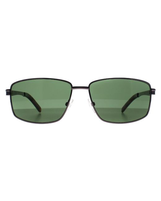 Calvin Klein Green Rectangle Ruthenium Ck22122S