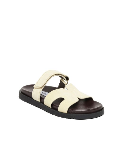 Steve Madden Black Suede Missile E 76 A Sandals