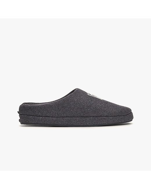Tommy Hilfiger Gray Flag Warm Felt House Mule Slippers Dark Ash for men
