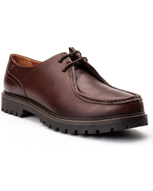 Base London Carbon Herren Mokassin Schuhe Aus Braunem Leder in Brown für Herren