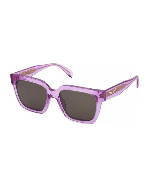 Zadig & Voltaire Purple Szv407-5409Ah Szv407 54 5409Ah Sunglasses