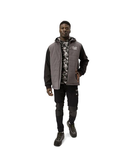 Caterpillar Black Tech Hybrid Jacket Nylon for men