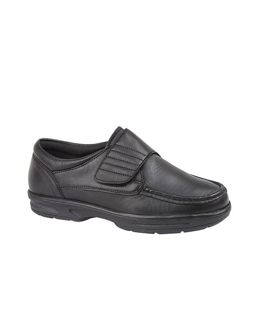 Dr Keller Black Texas Shoes for men