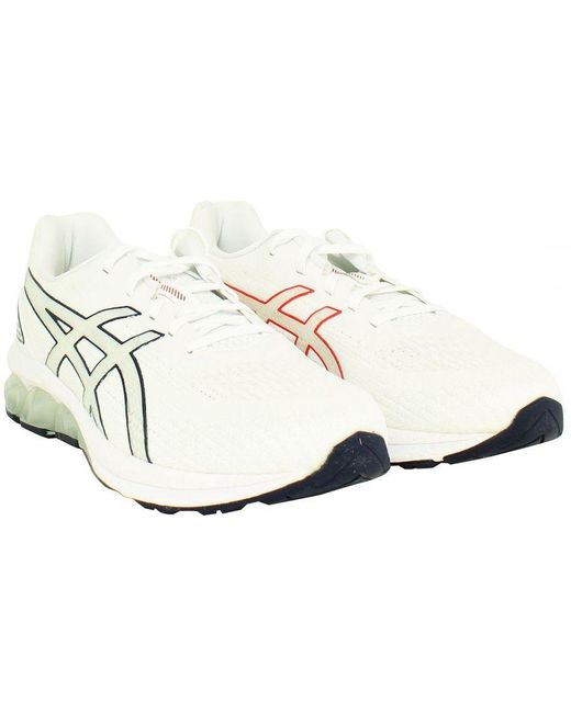 Asics White Gel-Quantum 180 Vii Running Trainers for men